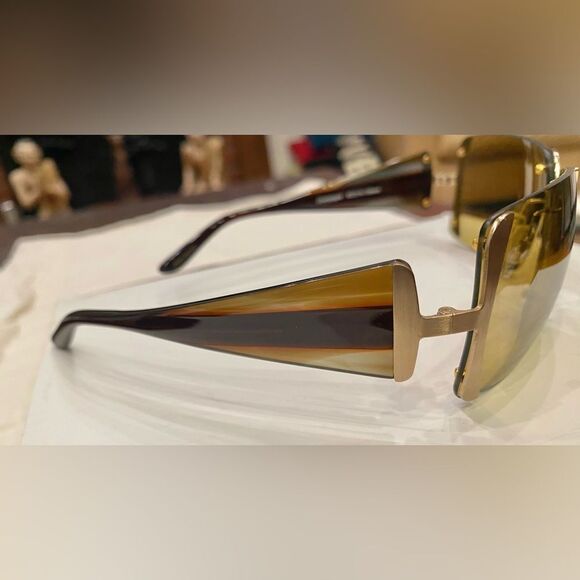 Hummer eyeglasses tortoise/gold eyewear/ biker eyeglasses/unisex/wrap ar… - Picture 1 of 13